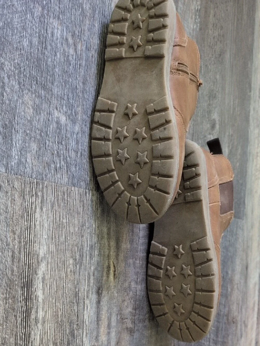 Big Kid Ankle Boots Brown